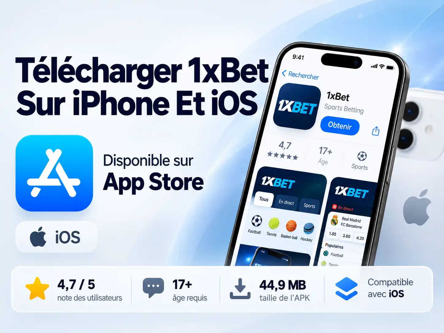 Télécharger 1xBet Sur iPhone Et iOS